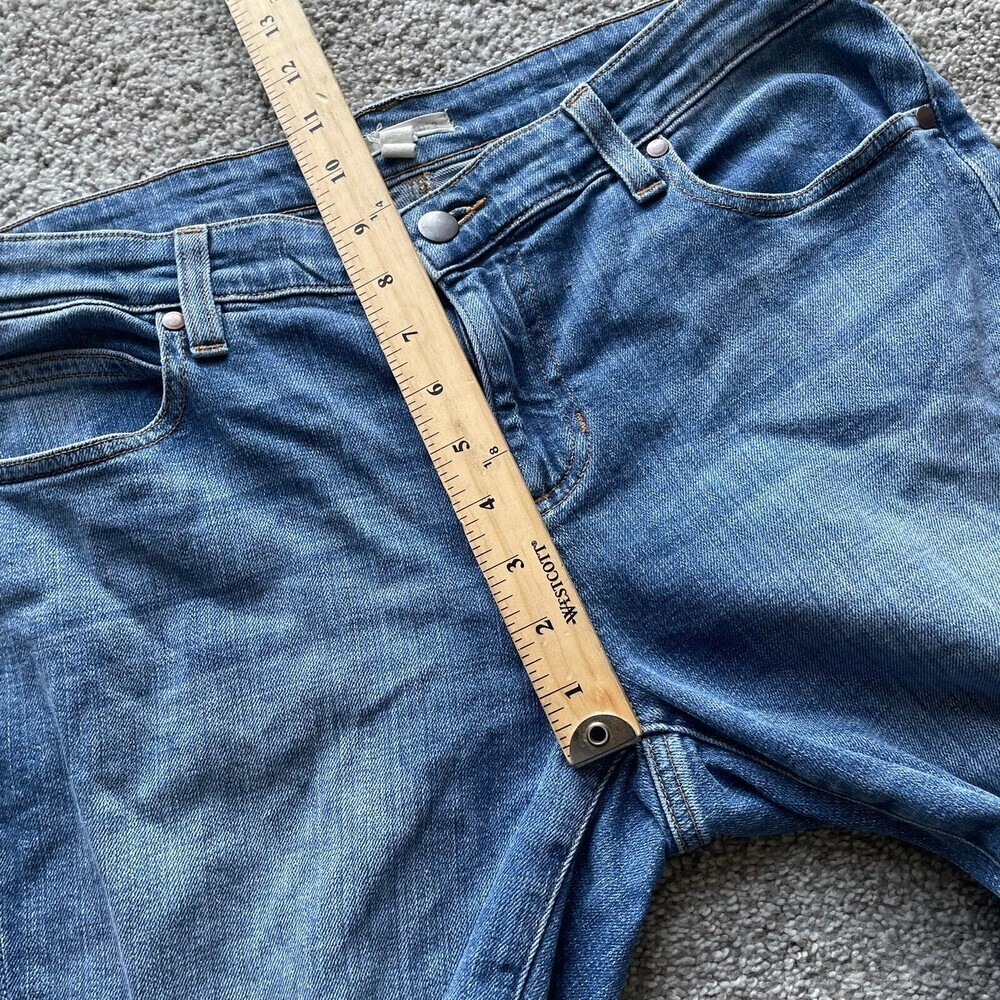 Eileen Fisher Skinny Jeans Women’s Size 10 Organic Cotton Stretch Denim Mid Rise - Picture 7 of 9